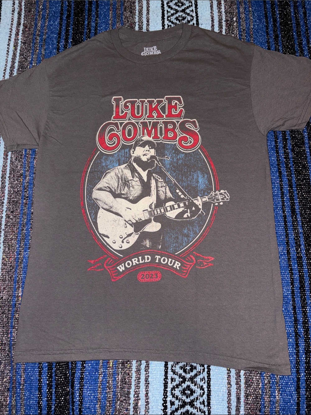 Luke Combs 2023 World Tour Concert Tee Shirt